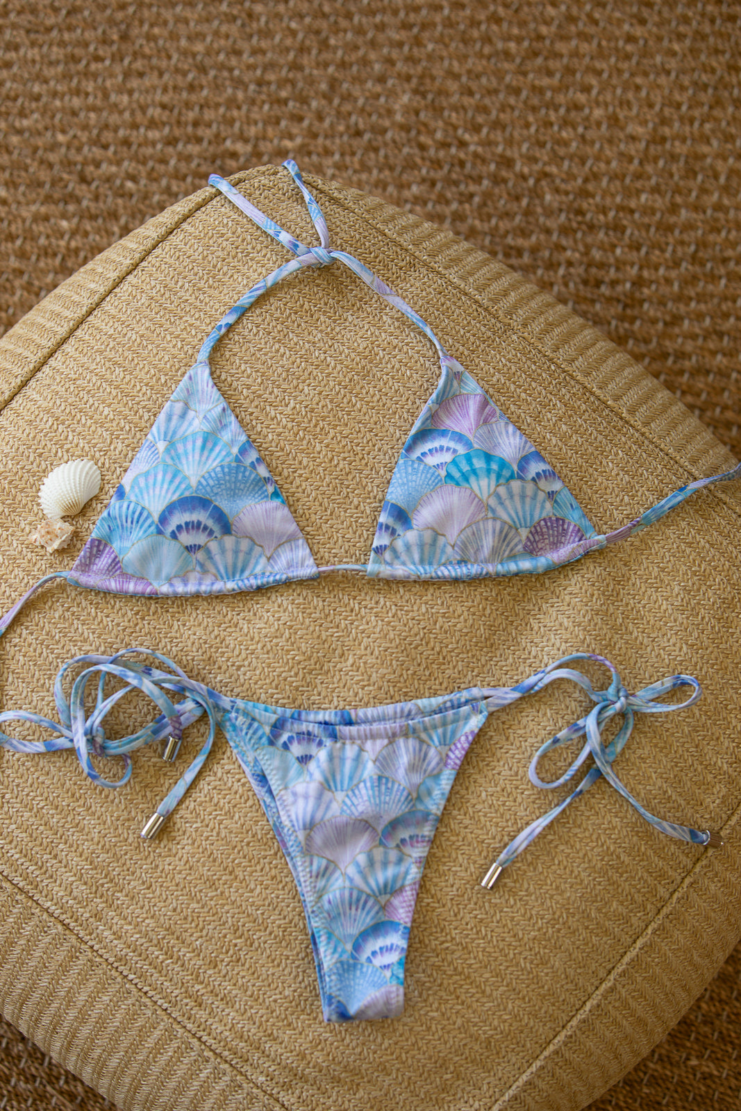 Seashell Kisses Tie Bikini Bottom